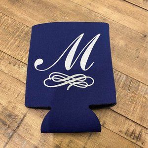 50 Navy Neoprene “M” Koozies